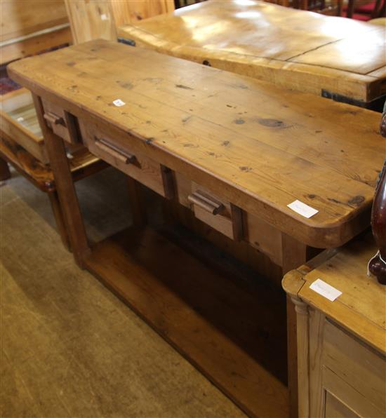 Slim pine dresser